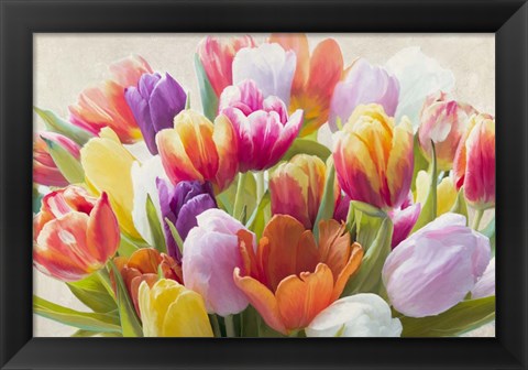 Framed Spring Tulips Print