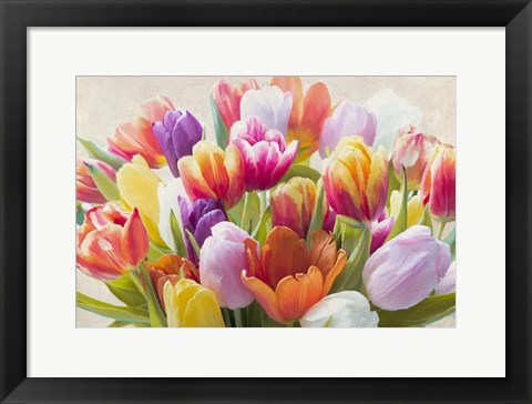 Framed Spring Tulips Print