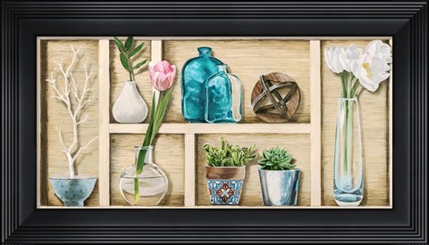 Framed Collection de Memoires I Print