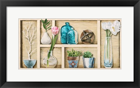 Framed Collection de Memoires I Print