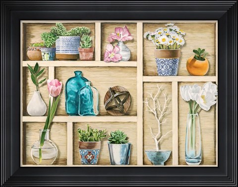 Framed Collection de Memoires Print