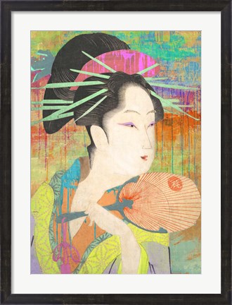 Framed Hommage to Chokosai Print