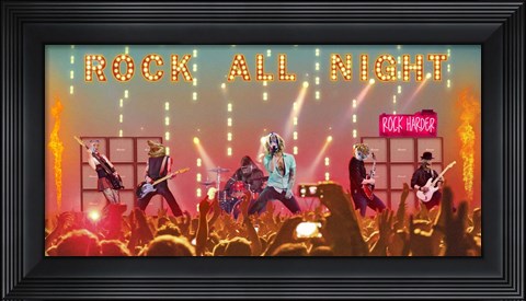 Framed Rock is Alive! Print