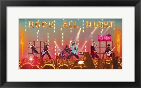 Framed Rock is Alive! Print