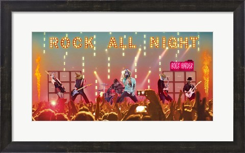 Framed Rock is Alive! Print