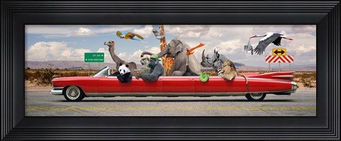 Framed Road Trip Print