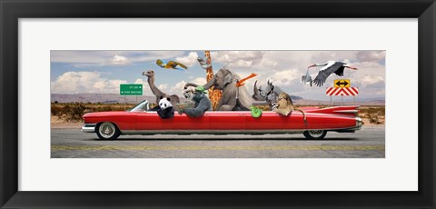 Framed Road Trip Print