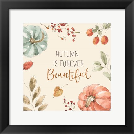 Framed Autumn Feel II Print