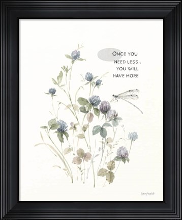 Framed Au Naturel III Print