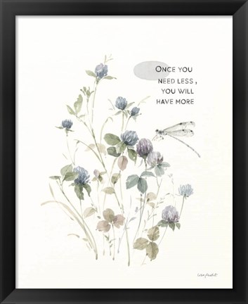 Framed Au Naturel III Print
