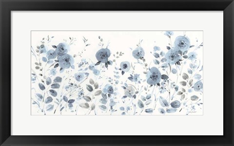 Framed Dancing Flowers I Print