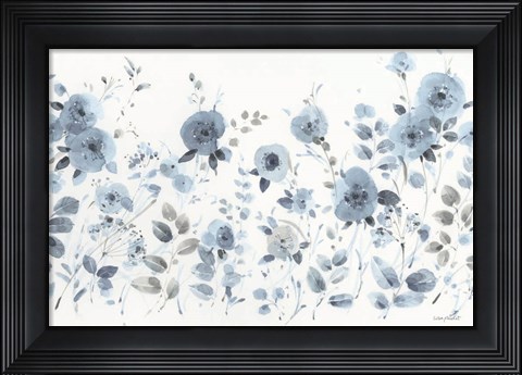 Framed Dancing Flowers II Print