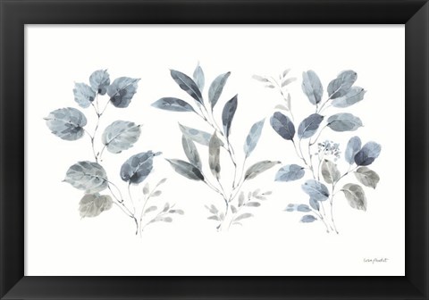 Framed Dancing Leaves I Print