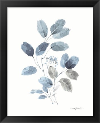 Framed Dancing Leaves III Print