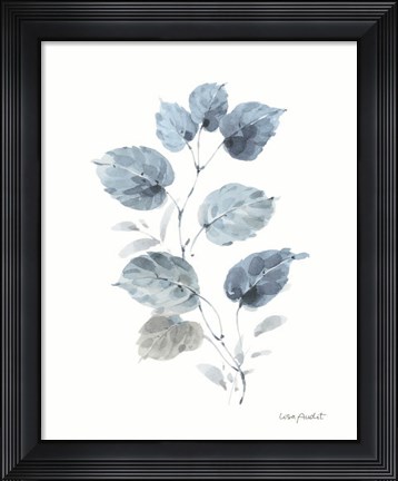 Framed Dancing Leaves V Print