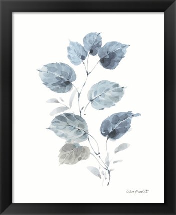 Framed Dancing Leaves V Print