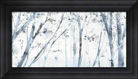 Framed Dancing Leaves VII Print