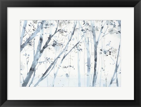 Framed Dancing Leaves VIII Print