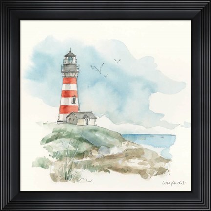 Framed Seaside Journey III Print