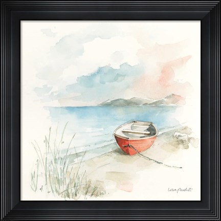 Framed Seaside Journey IV Print