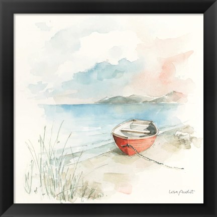 Framed Seaside Journey IV Print