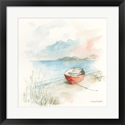 Framed Seaside Journey IV Print