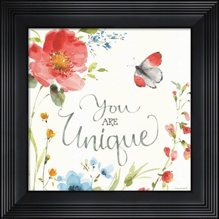 Framed Shine Bright X Print