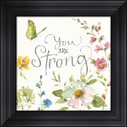 Framed Shine Bright XII Print