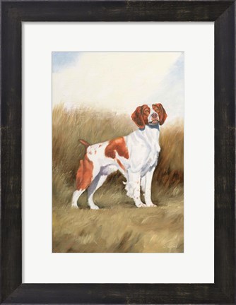 Framed Hunting Dog I Print