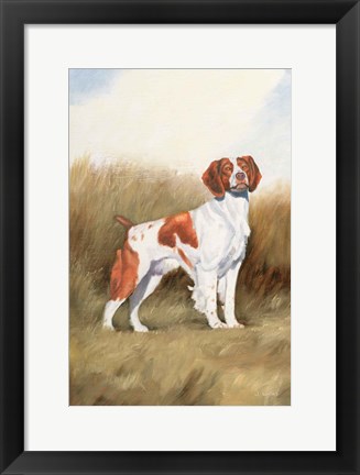 Framed Hunting Dog I Print