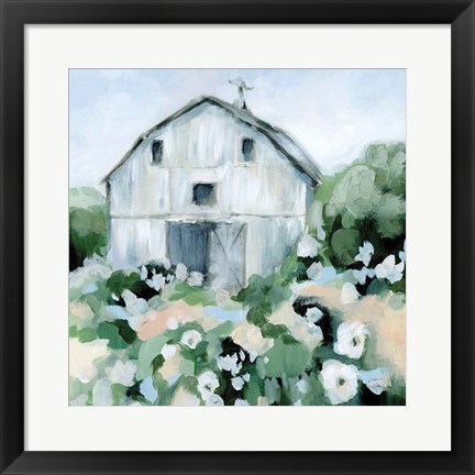 Framed Summer Barn Print