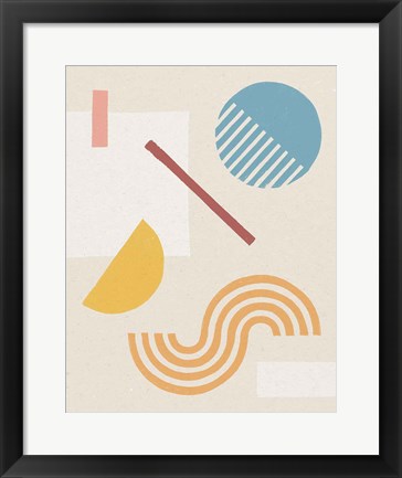 Framed Shapely Serenity II Print