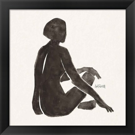 Framed Neutral Nudes III Print