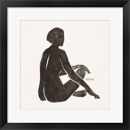 Framed Neutral Nudes III Print