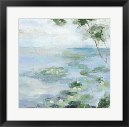 Framed Lily Pond II Print