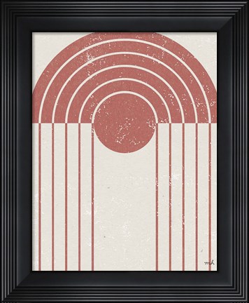 Framed Terracotta Gate I Print