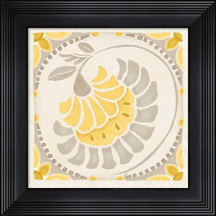Framed Love Tales XV Yellow Print