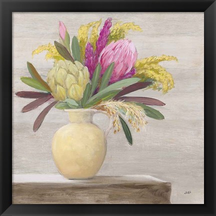 Framed Protea Still Life II Print