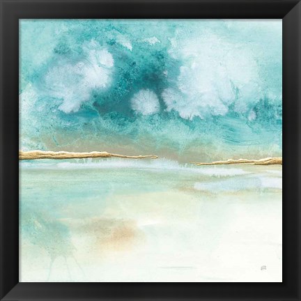 Framed Cumulus Emerald II Print