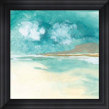 Framed Cumulus Emerald I Print