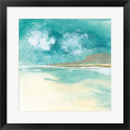 Framed Cumulus Emerald I Print