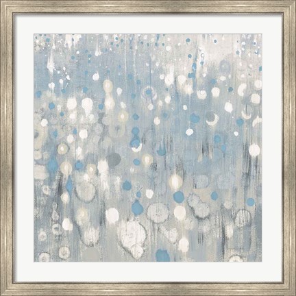 Framed Rain Abstract VI Blue Print