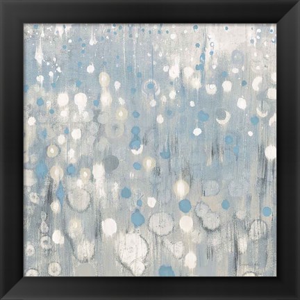 Framed Rain Abstract VI Blue Print
