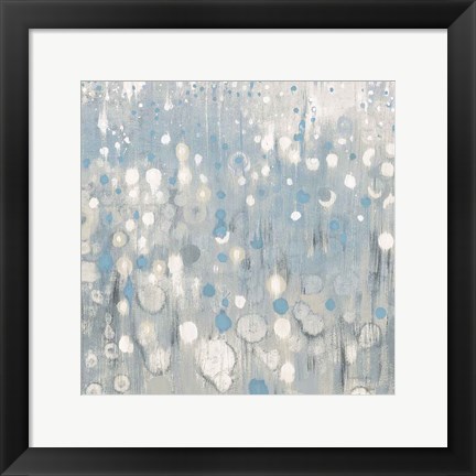 Framed Rain Abstract VI Blue Print