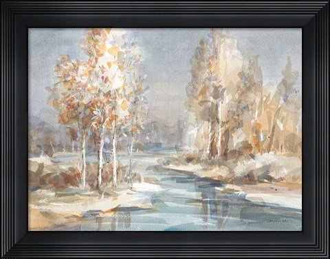 Framed Flowing River Print