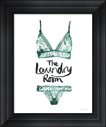 Framed Lingerie Laundry II Print
