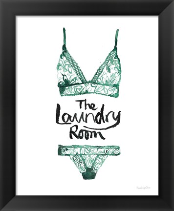 Framed Lingerie Laundry II Print