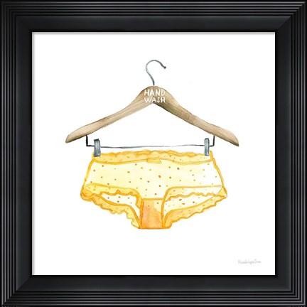 Framed Hand Wash II Print