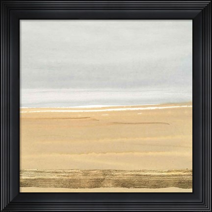Framed Gold Strips III Print