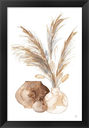 Framed Vase Pampas Print